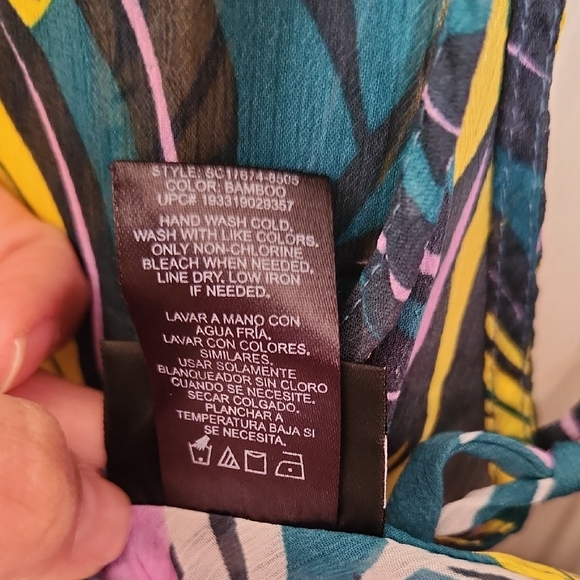 Women’s Tropical Leaf Swim Cover-Up - Picture 5 of 5